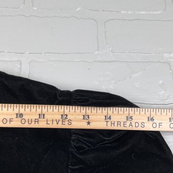 My Michelle Dress Girls 12 Black Pink Princess‎ Velvet Satin Shimmer Long Formal - Picture 8 of 10